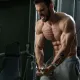 Ручка York Fitness для тяги з гумовою рукояткою, хром