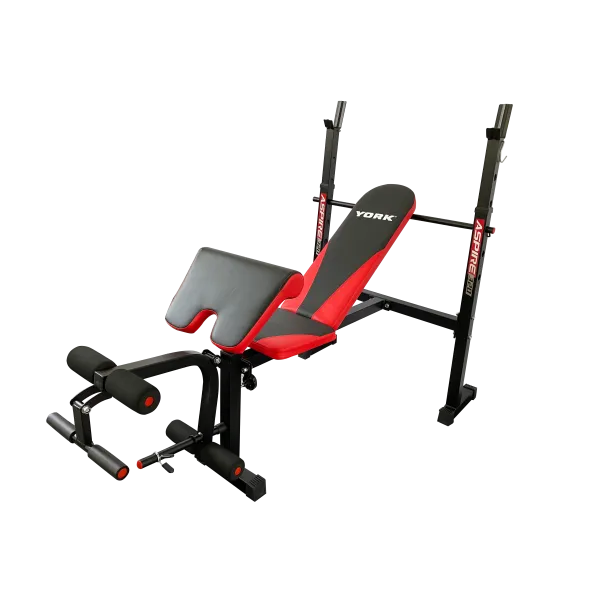 Скамья для жима York Fitness ASPIRE 320 со стойкой для штанги и партой Скотта