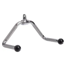 Ручка для нижней тяги York Fitness Multi-Purpose многофункциональная с резиновыми наконечниками, хром