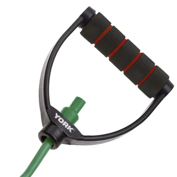 Эспандер трубчатый с ручками York 13-16кг, зеленый