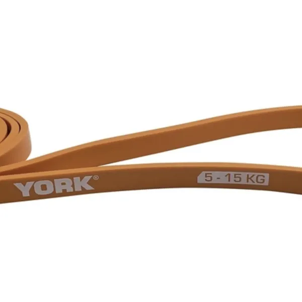 Резинка для фітнесу York 5-15кг - 2080x13x4,5 мм, помаранчевий