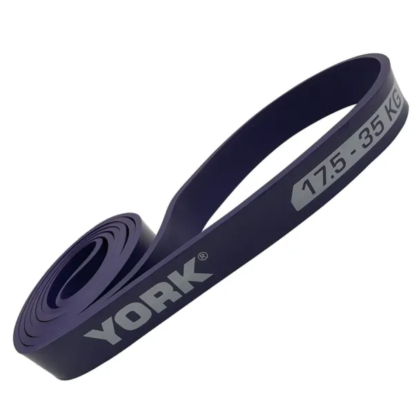 Резинка для фитнеса York 17,5-35кг - 2080x29x4,5 мм, фиолетовый