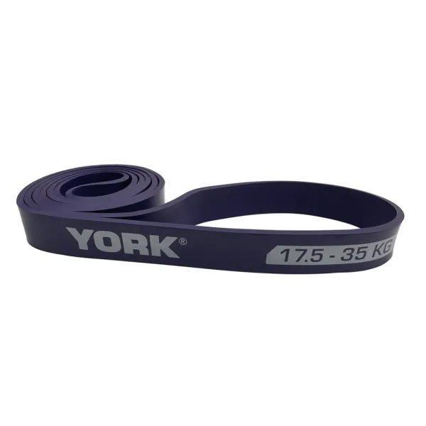 Резинка для фитнеса York 17,5-35кг - 2080x29x4,5 мм, фиолетовый