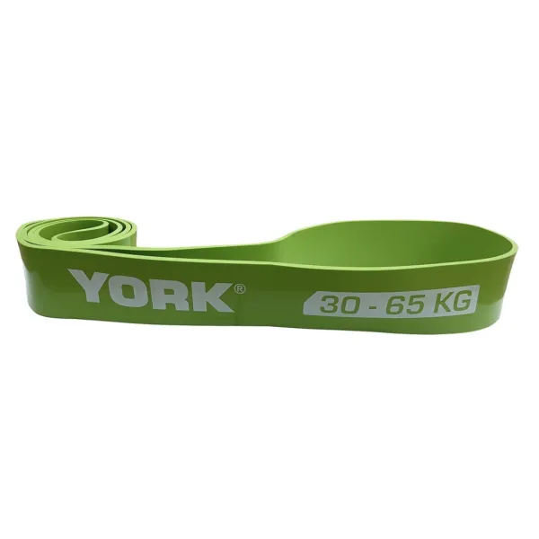 Резинка для фітнесу York 30-65кг - 2080x65x4,5 мм, салатовий