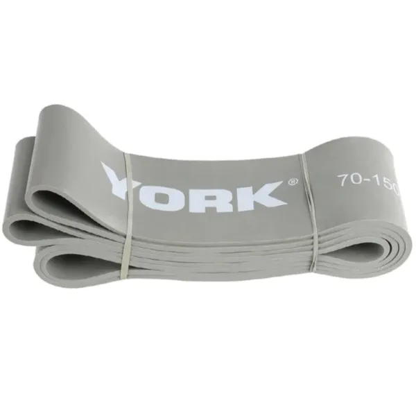 Резинка для фітнесу York 35-75кг - 2080x85x4,5 мм, сірий