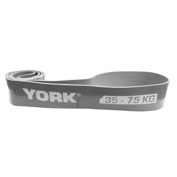 Резинка для фітнесу York 35-75кг - 2080x85x4,5 мм, сірий