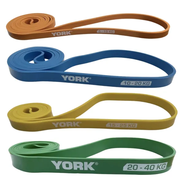 Набір резинок для фітнесу York Fitness 4 шт (5 - 40кг)