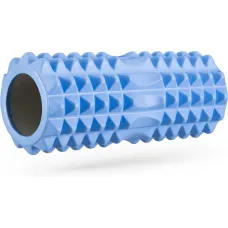 Массажный ролик Gymtek для йоги и фитнеса 33*10,5см голубой