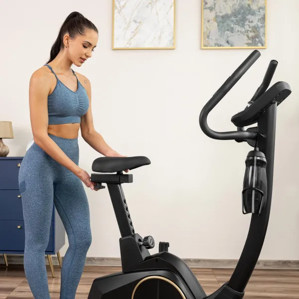 Велотренажер Gymtek XB4000 iConsole+ електромагнітний золотий
