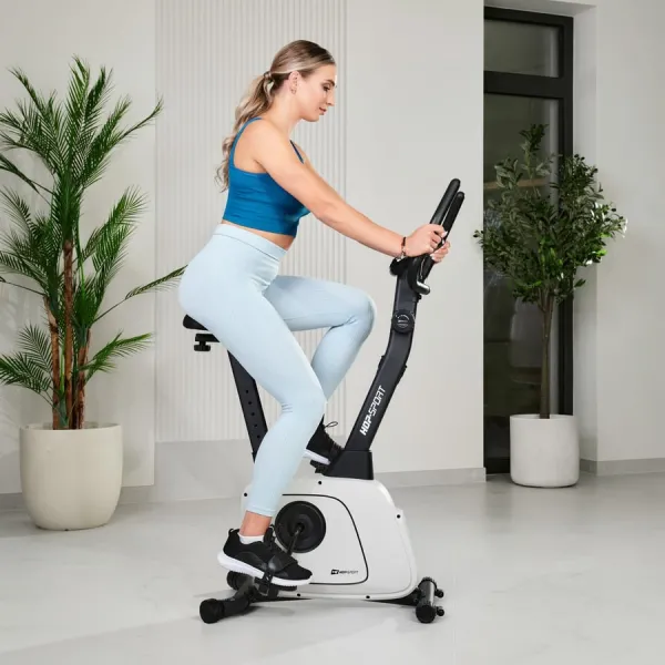 Велотренажер Hop-Sport HS-3000H Nexon магнітний сірий