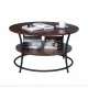 Журнальний столик Leobert Vasagle 80 x 80 x 45см в стилі Loft