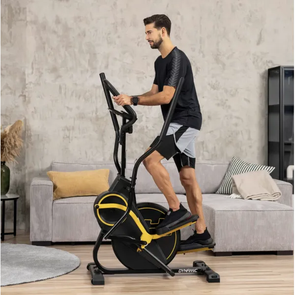 Орбітрек магнітний Hop-Sport HS-450B Dynamic чорно-жовтий