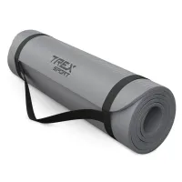 Коврик для йоги Trex Sport TX-018NGM NBR 1см 180х60 сірий