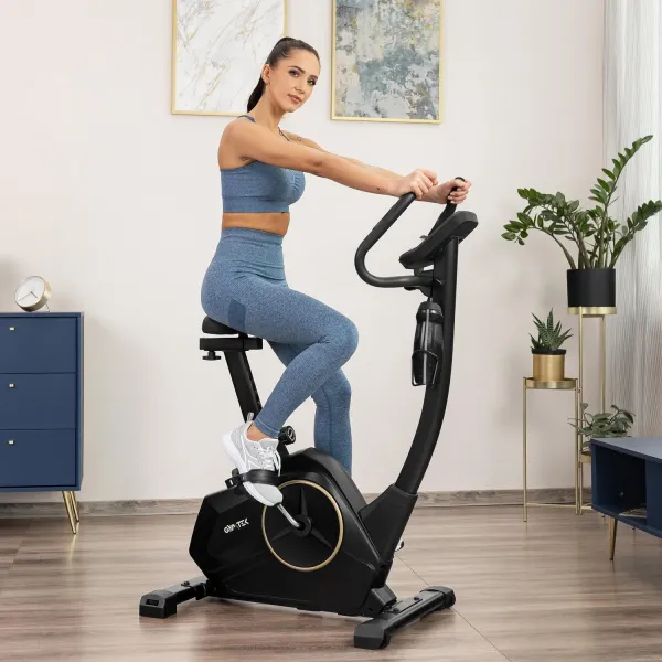 Велотренажер Gymtek XB4000 iConsole+ електромагнітний золотий