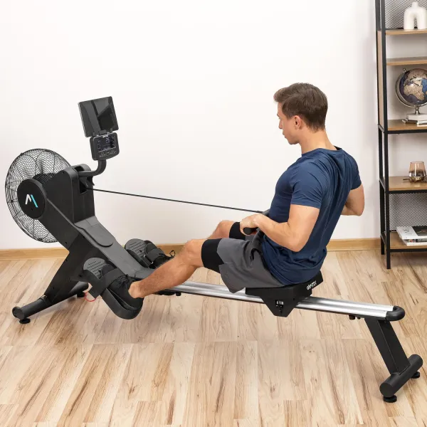 Гребний тренажер Gymtek XR2000 електромагнітний з аеродинамічним навантаженням