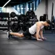Масажний ролик Gymtek для йоги та фітнесу EVA 33*14см чорно-білий