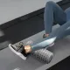 Масажний ролик Gymtek для йоги та фітнесу EVA 33*10,5см сірий