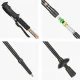 Трекінгові палки Outtec алюмінієві 3-х секційні 65-135см Anti-shock
