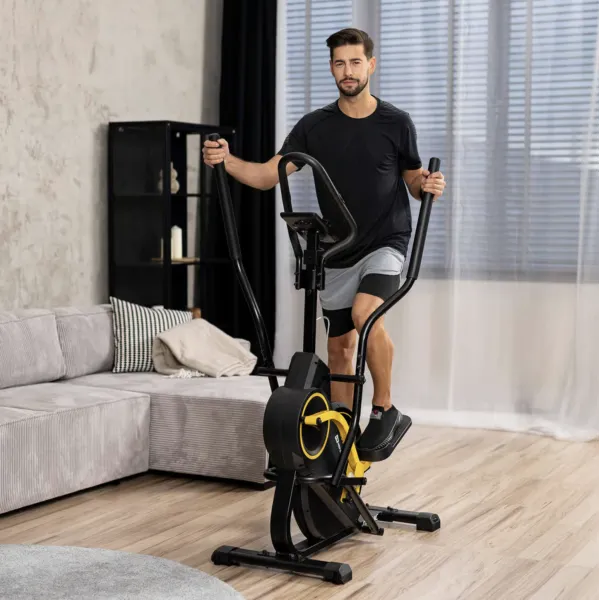 Орбітрек магнітний Hop-Sport HS-450B Dynamic чорно-жовтий