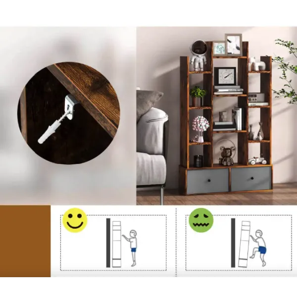 Стелаж Costway Drawer в стилі Loft