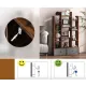 Стелаж Costway Drawer в стилі Loft