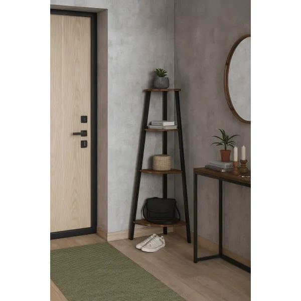 Етажерка Costway Leo кутова в стилі Loft