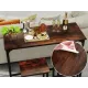 Барний стіл та 2 барні стільці Costway Hoobro в стилі Loft