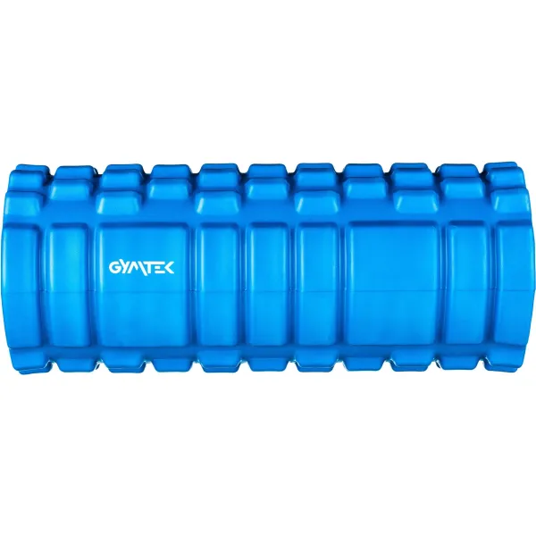 Масажний ролик Gymtek для йоги та фітнесу EVA 33*14см синій