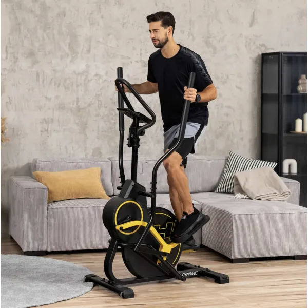 Орбітрек магнітний Hop-Sport HS-450B Dynamic чорно-жовтий