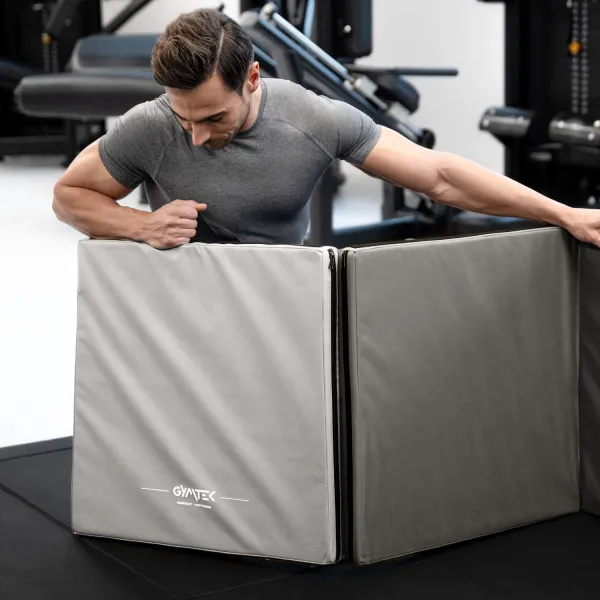 Мат гімнастичний твердий Gymtek 5см сірий