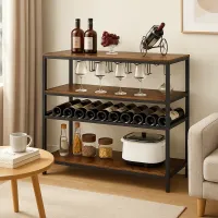 Стіл для кухні Costway Alfred фуршетний в стилі Loft