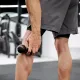 Масажний м'яч Gymtek 63 мм подвійний чорний