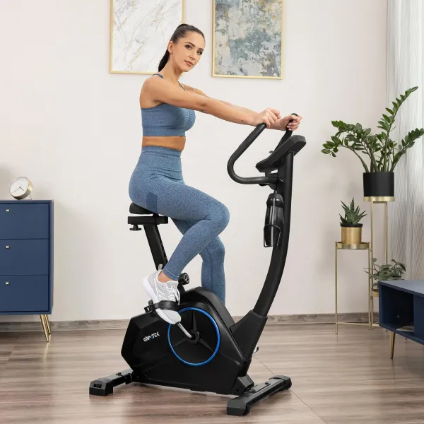 Велотренажер Gymtek XB4000 iConsole+ електромагнітний синій