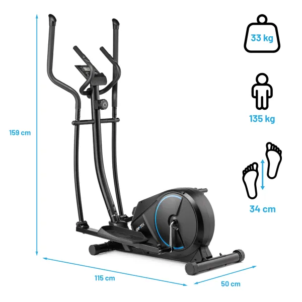Орбітрек Gymtek XC1500 магнітний синій