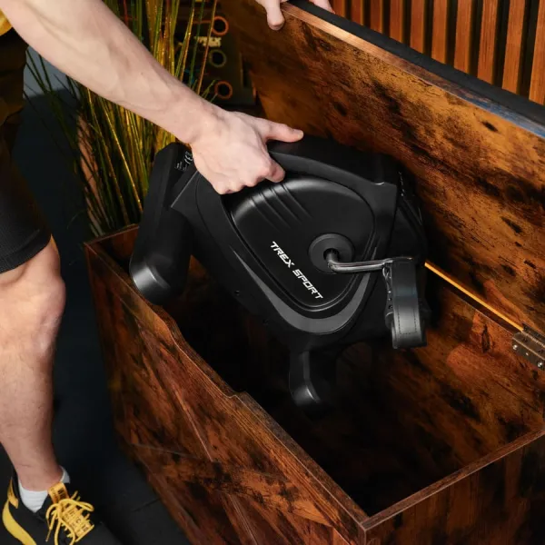 Міні велотренажер 2в1 Trex Sport TX-120BB BOIL реабілітаційний чорний