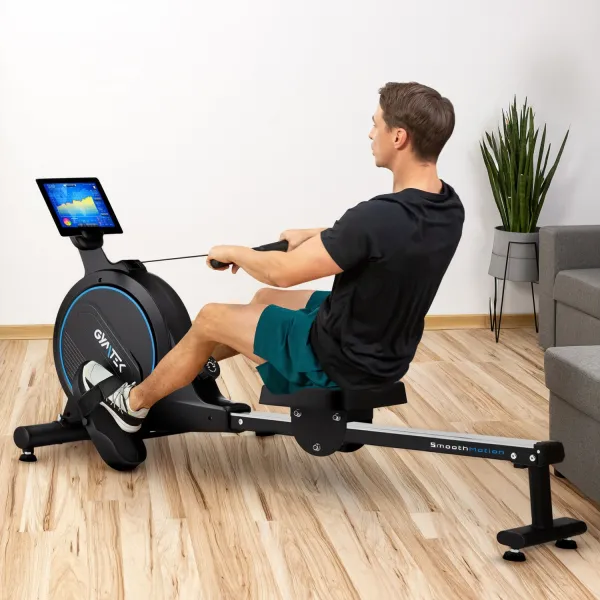 Гребний тренажер Gymtek XR800 магнітний синій