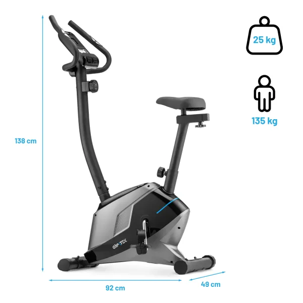 Велотренажер Gymtek XB1200 магнітний синій