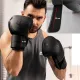 Боксерские перчатки Hop-Sport HS-BG12 12oz черные