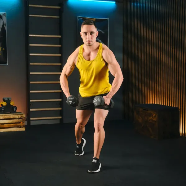 Гантели для фитнеса неопреновые TREX Sport TX-070VD 2x7кг