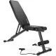 Складана регульована лава для тренувань Gymtek XL400 з еспандерами для дому