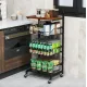Стеллаж Costway Vroda мобильный в стиле Loft