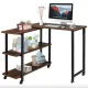 Стіл L-подібний Costway King обертовий в стилі Loft