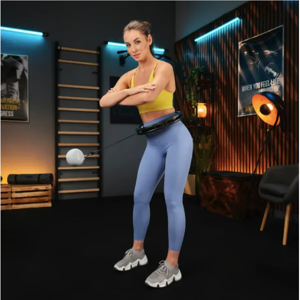 Хулахуп Trex Sport TX-010CHH масажний з обважнювачем чорний