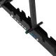 Складана регульована лавка для тренувань Gymtek XL500 з еспандерами