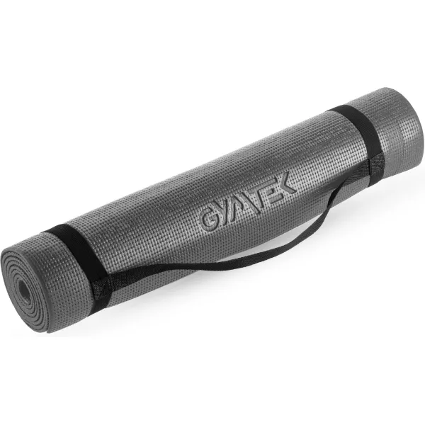 Килимок (мат) для фітнесу та йоги Gymtek 0,5см сірий