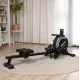 Гребной тренажер Hop-Sport HS-080R Aspen магнитный черно-золотистый