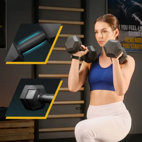 Гантелі для фітнесу композитні TREX Sport TX-005CD 2x5кг