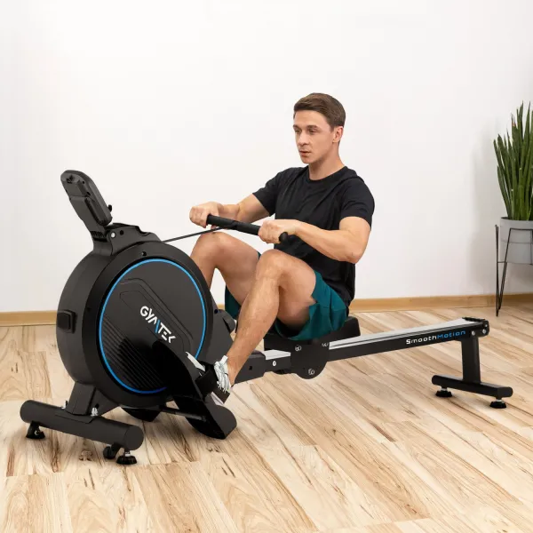 Гребний тренажер Gymtek XR800 магнітний синій
