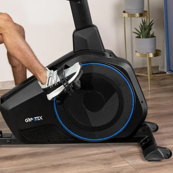 Горизонтальний велотренажер Gymtek XBR6000 електромагнітний синій