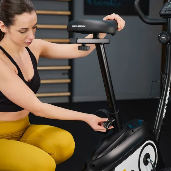 Велотренажер Trex Sport TX-400MB Reck магнітний чорно-білий